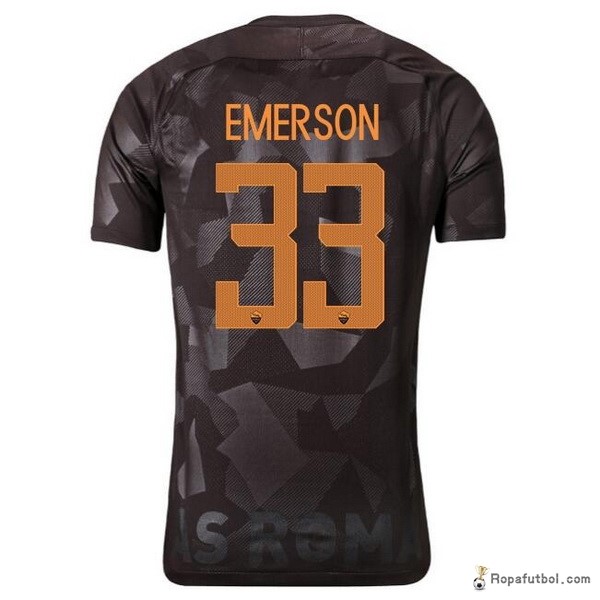 Camiseta As Roma Emerson Replica Tercera Ropa 2017/18